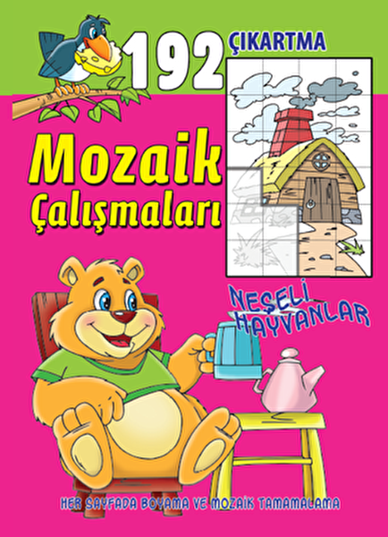 Mozaik Çalışmaları Neşeli Hayvanlar