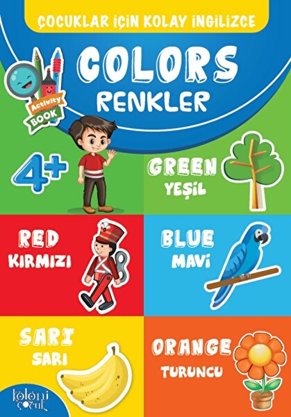 Çocuklar İçin Kolay İngilizce Renkler