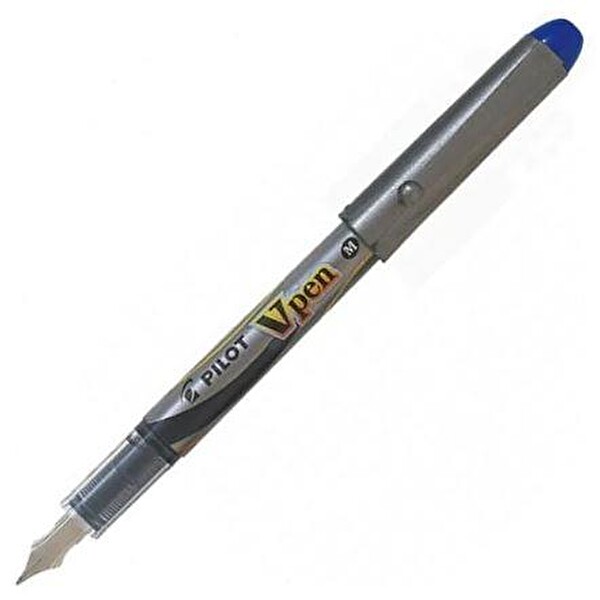 Pilot V-Pen Silver Kullan-At Dolma Kalem M Mavi