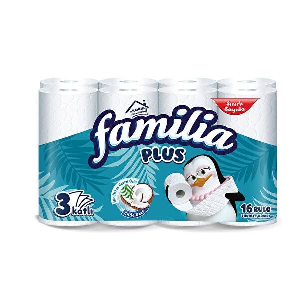 Familia Plus Coconut Özlü 16'lı Tuvalet Kağıdı