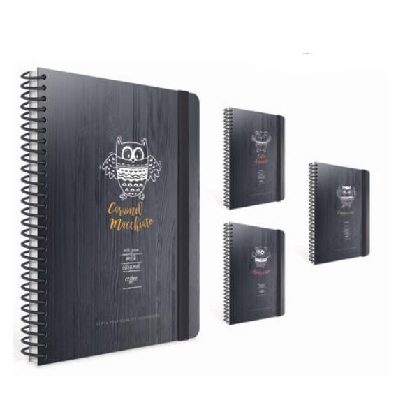 Gıpta Coffee Book Spiralli Sert Kapaklı Defter 19x26 120 Yaprak Çizgili
