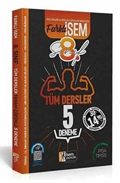 KAMPANYA - İsem Farklı İsem 8. Sınıf LGS Tüm Dersler 5 Deneme