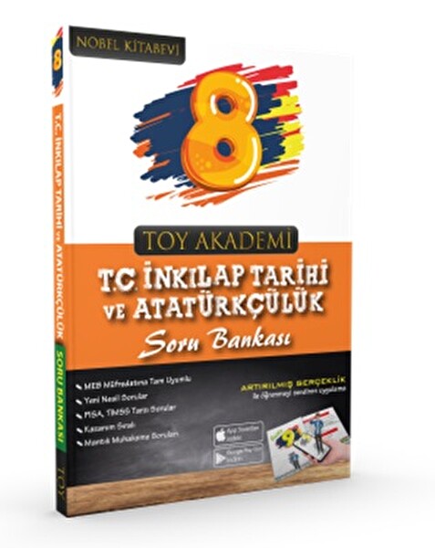 Toy Akademi 8. Sınıf T.C. İnkılap Tarihi ve Atatürkçülük Soru Bankası 
