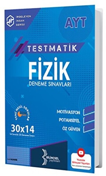 Bilinçsel 2021 AYT Testmatik Fizik Deneme Sınavları