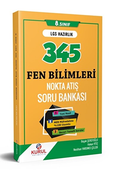 Kurul 345 LGS Fen Bilimleri Nokta Atış Soru Bankası