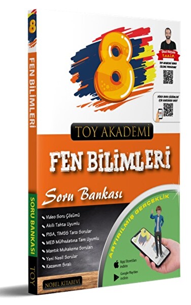 Toy Akademi 8. Sınıf Fen Bilimleri Soru Bankası 