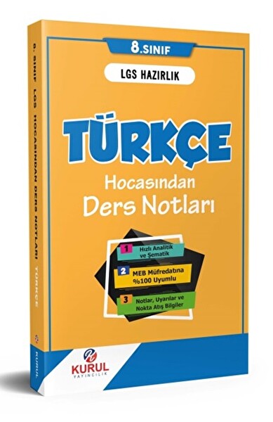 Kurul LGS Türkçe Hocasından Ders Notları 