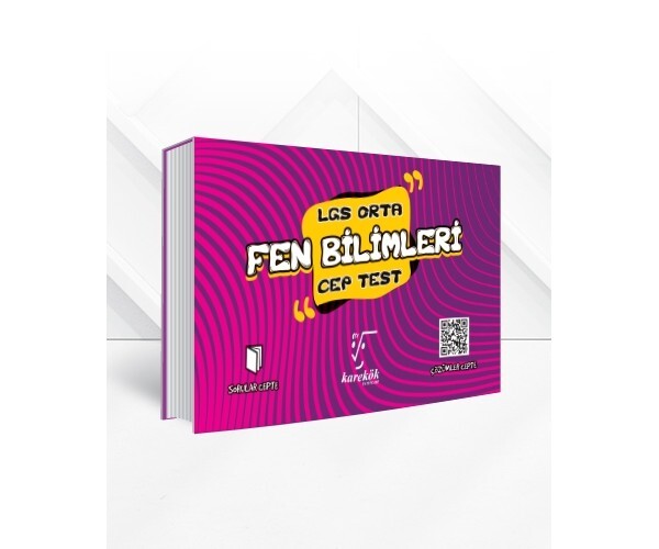 Karekök 8. Sınıf LGS Cep Test Fen Bilimleri Orta