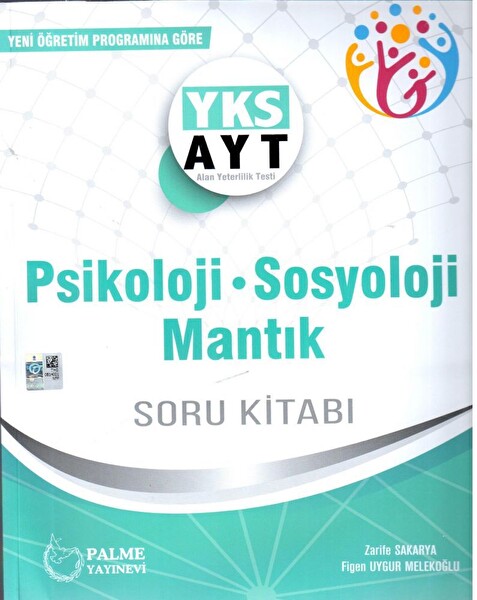 Palme AYT Psikoloji Sosyoloji Mantık Soru Kitabı