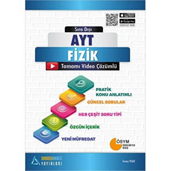 Sıradışıanaliz AYT Fizik Tamam Çözümlü Konu Özetli Soru Bankası
