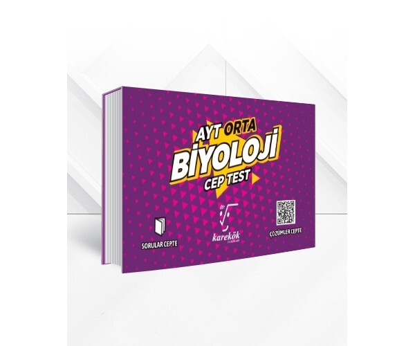 Karekök AYT Cep Test Biyoloji Orta