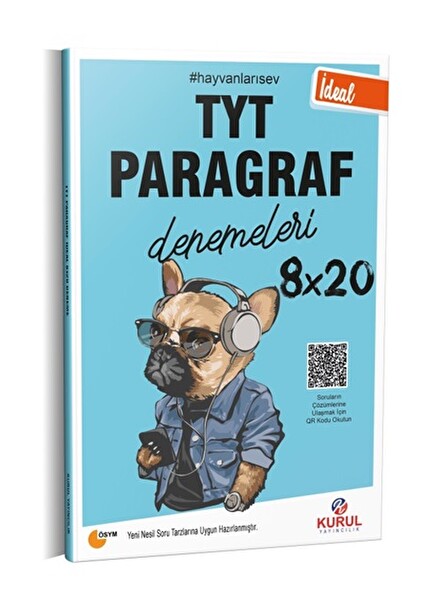 Kurul TYT İdeal 8x20 Paragraf Denemeleri QR Kod Çözümlü