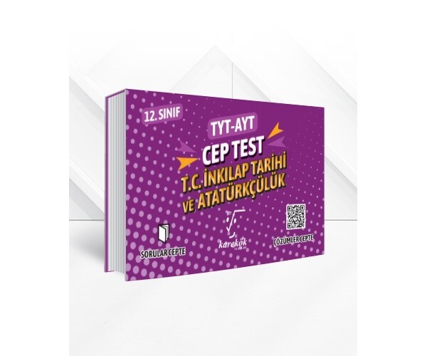 Karekök TYT AYT Cep Test T.C. İnkilap Tarihi ve Atatürkçülük