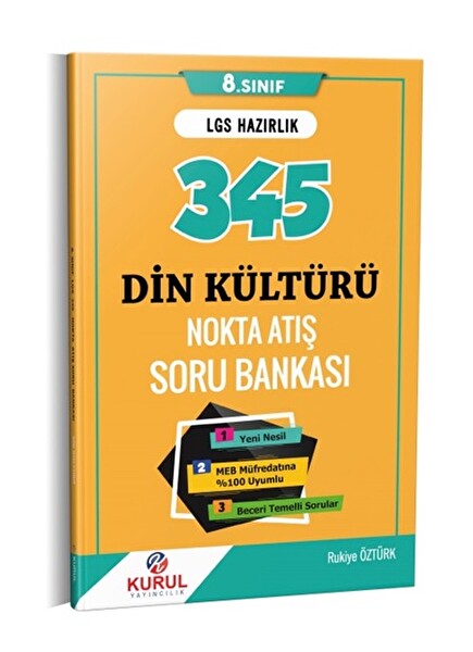Kurul 345 LGS Din Kültürü Nokta Atış Soru Bankası 