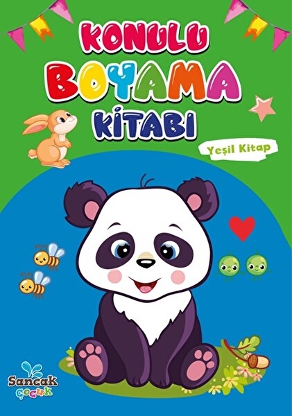 Konulu Boyama Kitabı Yeşil Kitap