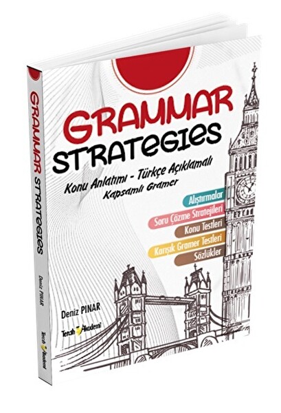 Tercih Akademi Grammar Strategies Türkçe Açıklamalı Kapsamlı Gramer Konu Anlatımı