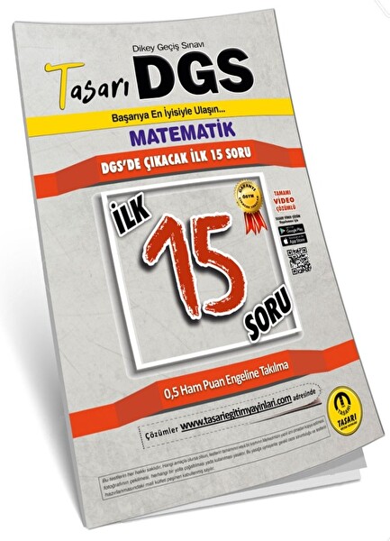 Tasarı DGS Matematik İlk 15 Garanti Soru Kitapçığı