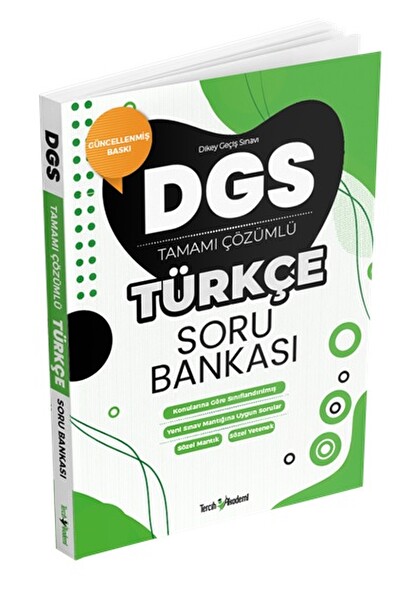 Tercih Akademi 2022 DGS Sözel Türkçe Soru Bankası