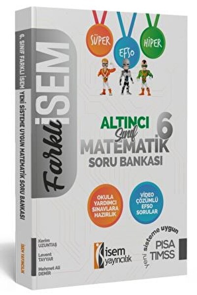 İsem Farklı İsem 6. Sınıf Matematik Soru Bankası
