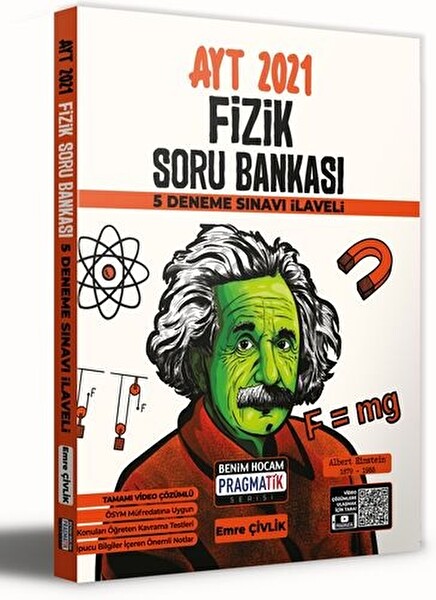 Benim Hocam 2021 AYT Fizik Soru Bankası 5 Deneme Sınavı İlaveli (Pragmatik Serisi)