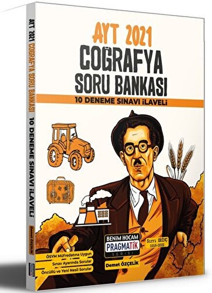Benim Hocam 2021 AYT Coğrafya Soru Bankası 10 Deneme Sınavı İlaveli Pragmatik Serisi