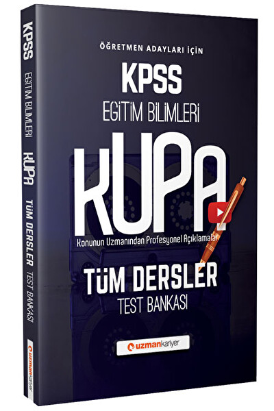 Uzman Kariyer KPSS Eğitim Bilimleri Kupa Tüm Dersler Test Bankası