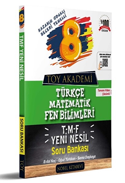 Toy Akademi 8. Sınıf TMF Yeni Nesil Soru Bankası
