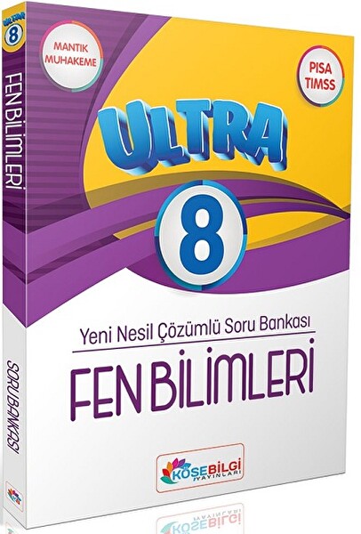 Köşebilgi 8. Sınıf Fen Bilimleri Ultra Yeni Nesil Soru Bankası