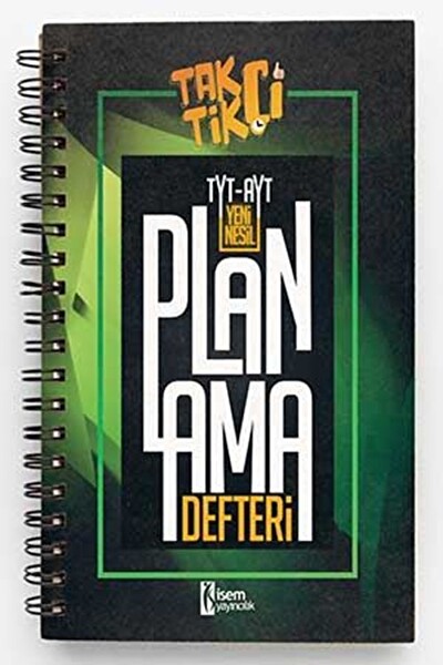 İsem TYT-AYT Taktikçi Yeni Nesil Planlama Defteri 