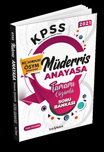 Tercih Akademi 2021 KPSS Müderris Tamamı Çözümlü Anayasa