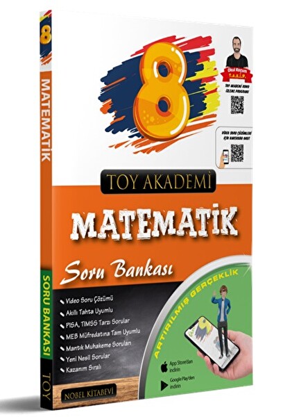 Toy Akademi 8. Sınıf Matematik Soru Bankası 