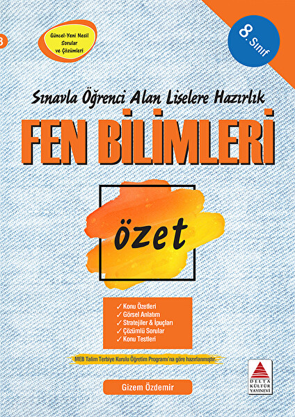 Delta Kültür 8. Sınıf Fen Bilimleri Özet