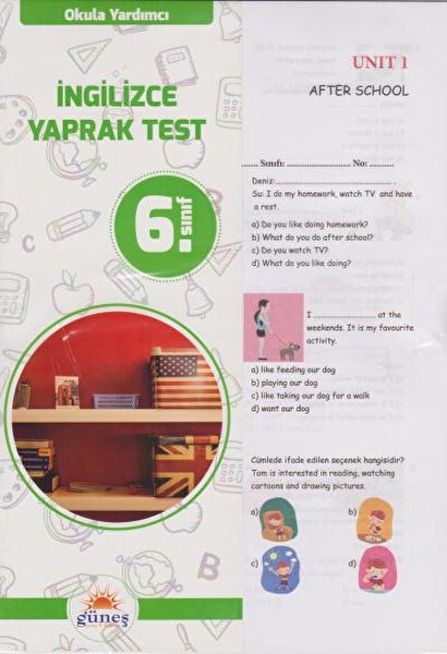 Güneş 6. Sınıf İngilizce Yaprak Test
