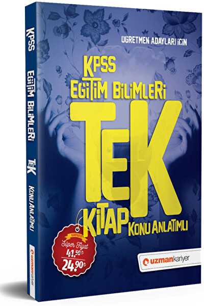 Uzman Kariyer KPSS Eğitim Bilimleri Tek Kitap Konu Anlatımlı