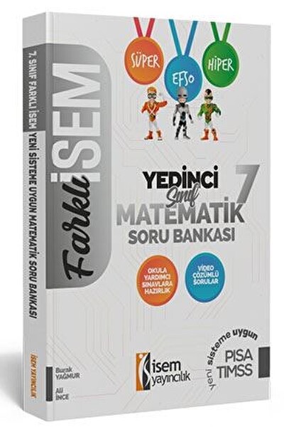 İsem Farklı İsem 7. Sınıf Matematik Soru Bankası