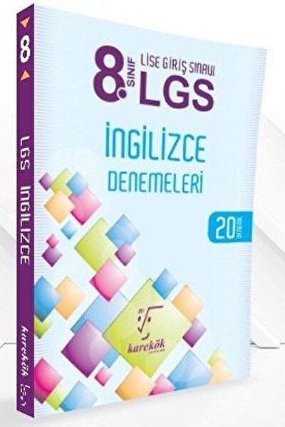 Karekök 8. Sınıf LGS İngilizce 20 Deneme Eski