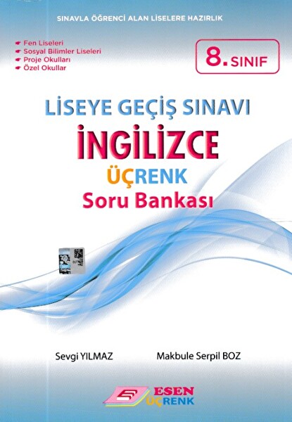 Esen Üçrenk 8. Sınıf LGS İngilizce Soru Bankası