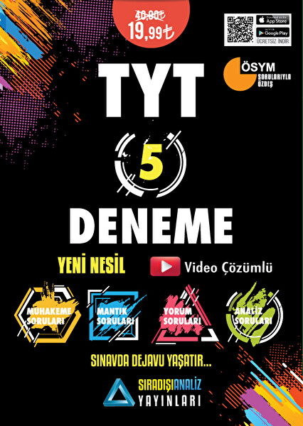 Sıradışı Analiz TYT 5 Deneme (KAMPANYALI)