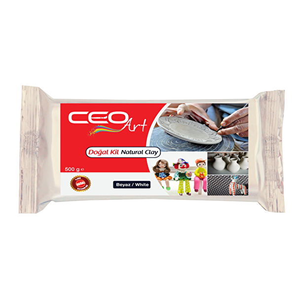 Ceo Art Doğal Kil Beyaz 500 g