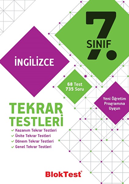 Tudem 7. Sınıf İngilizce Tekrar Testleri