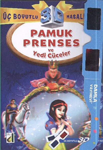Üç Boyutlu Masallar Pamuk Prenses ve Yedi Cüceler 3D Gözlük ile