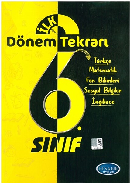 Efsane 6. Sınıf İlk Dönem Tekrarı Tatil Kitabı