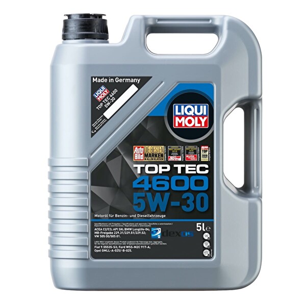 LIQUI MOLY TOP TEC 4600 DEXOS2 5W-30 MOTOR YAĞI 5LT