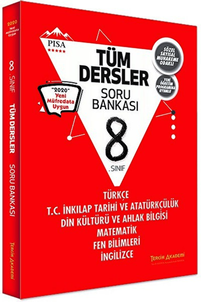 Tercih Akademi 8. Sınıf Tüm Dersler Soru Bankası