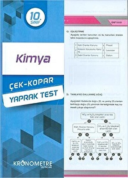 Kronometre 10. Sınıf Kimya Yaprak Test