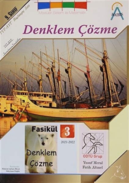 Matrix Akademi 9. Sınıf Modüler Sistem İle Matematik Fasikülü Denklem Çözme 3 Ciltli