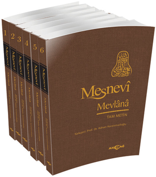 Mesnevi Tam Metin Küçük Boy 6 Kitap Takım