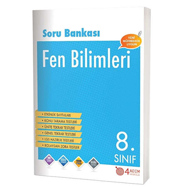 4 Adım 8. Sınıf Fen Bilimleri Soru Bankası