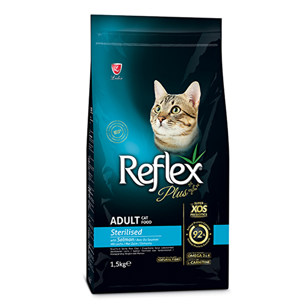 Reflex Plus Adult Cat Sterılızed 34/12 Salmon 8 Kg