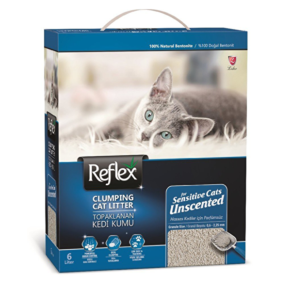 Reflex Sensitive Kokusuz Kedi Kumu  6 Lt